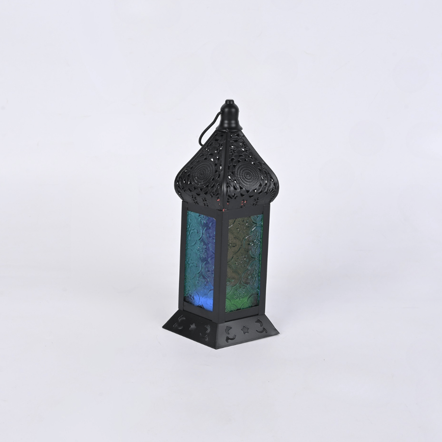 فانوس رمضان لد إضاءة أنيقة وتصميم مميز - طراز ب