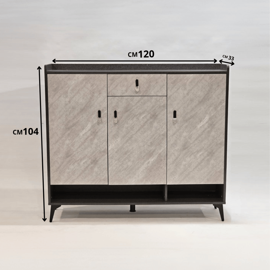 خزانة احذية  بتصميم مميز وفاخر - طراز ب