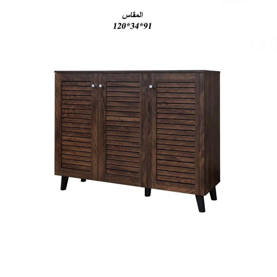 خزانة أحذية 3 أبواب - طراز هـ