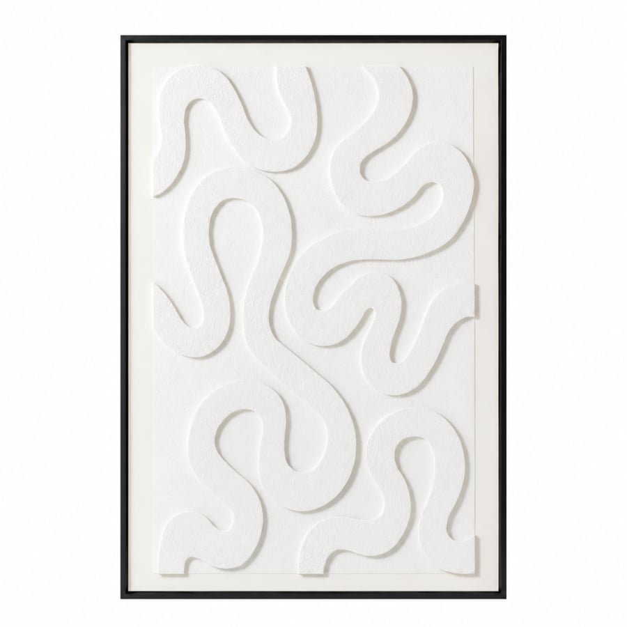 لوحة حائط كاليستوم فاخرة مقاس 100×150 سم بإطار أسود بتصميم عصري أنيق لإكمال ديكور المنزل والمجالس الراقية