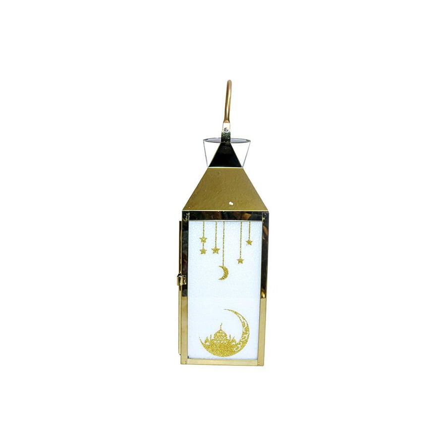فانوس رمضان شموع ذهبي