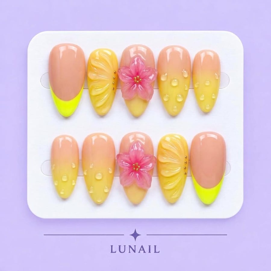 أظافر ليمونه من Lunail