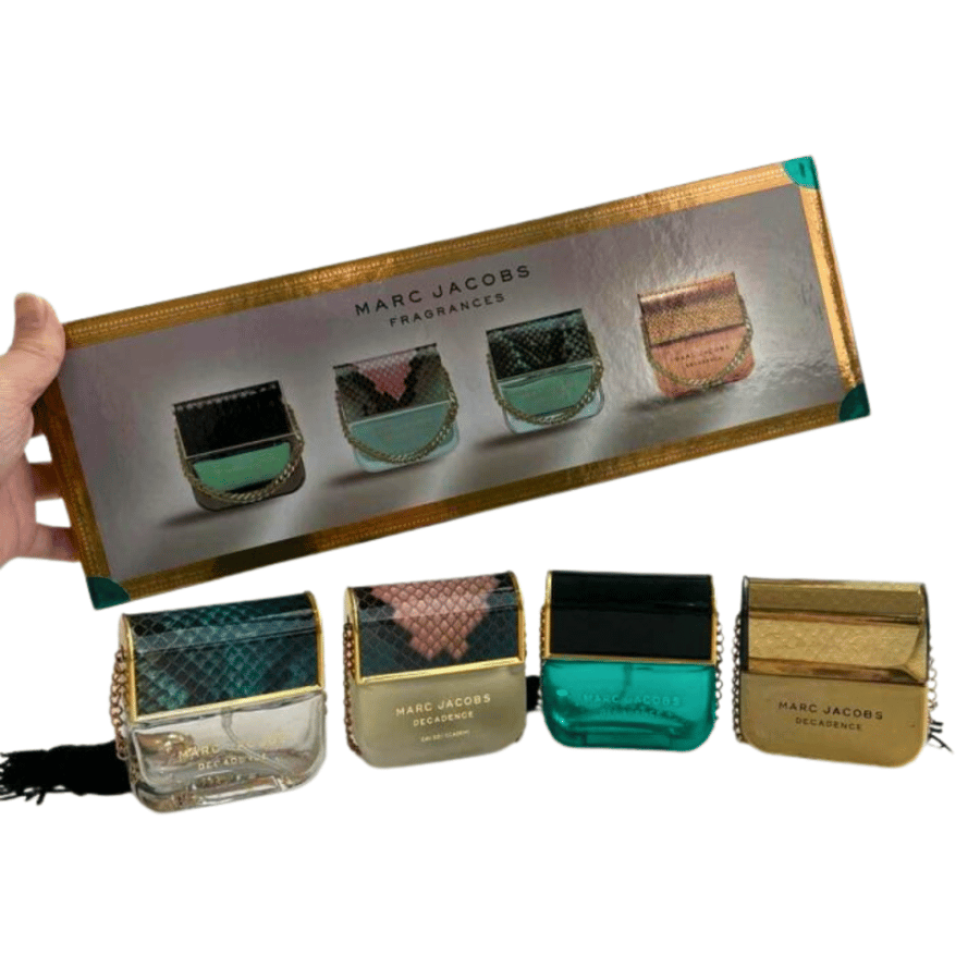 عرض مجموعة عطور مارك جاكوبس شنطه للنساء 30 مل 1×4