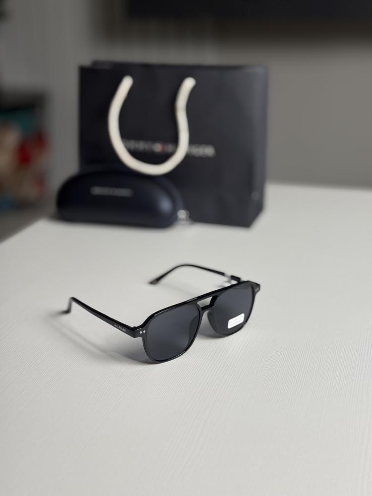 تومي هيلفيقر نظاره رجاليه بلاستيك فريم افياتور tommy hilfiger men square sunglasses 54mm
