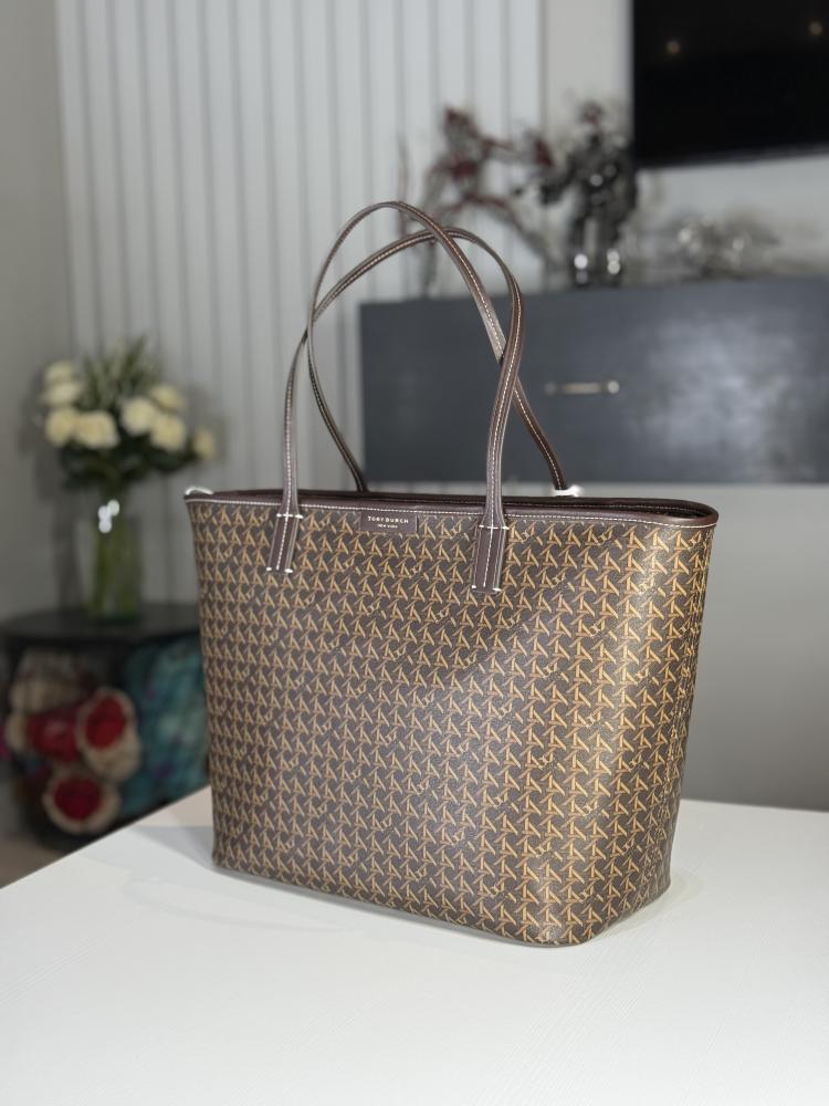 توري برتش ايفر ريدي والنت توت EVER-READY TOTE 145634 walnut