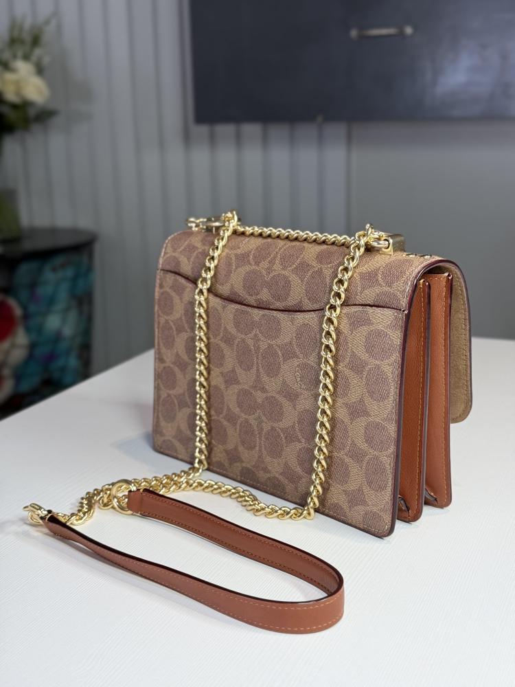 كوتش كلير بطبعة روز Klare Crossbody With roses Bag coach
