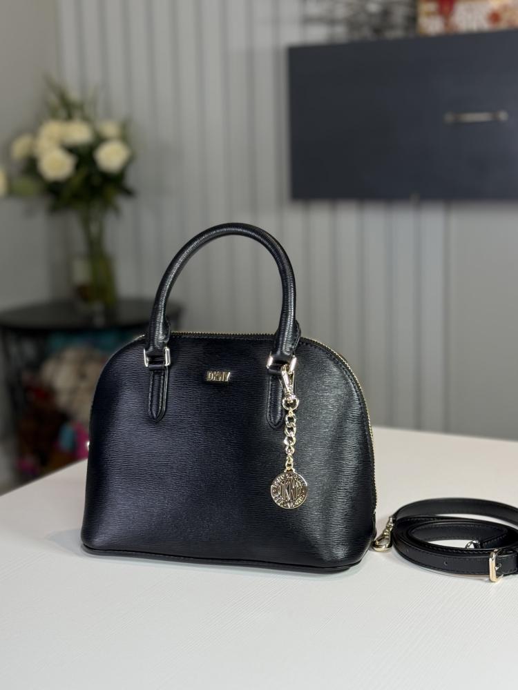 شنطة دكني براينت دوم جلد اسود BRYANT DOME SATCHEL