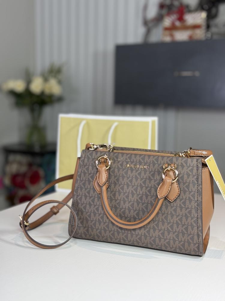 مايكل كورس مارلين ساتشل سجنشر بني Michael Kors MARILYN Crossbody bag BROWN