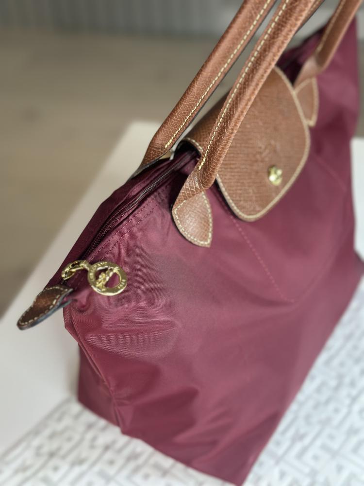 لونشان توت لون عنابي LE PLIAGE ORIGINAL M TOTE
