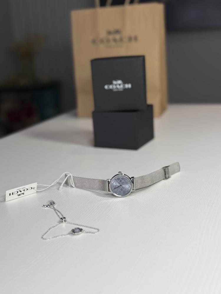 ساعة كوتش طقم ساعة بيري مع اسوار coach perry watch set