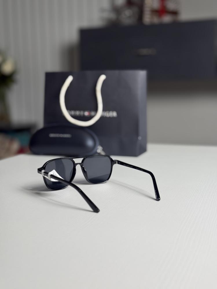 تومي هيلفيقر نظاره رجاليه بلاستيك فريم افياتور tommy hilfiger men square sunglasses 54mm