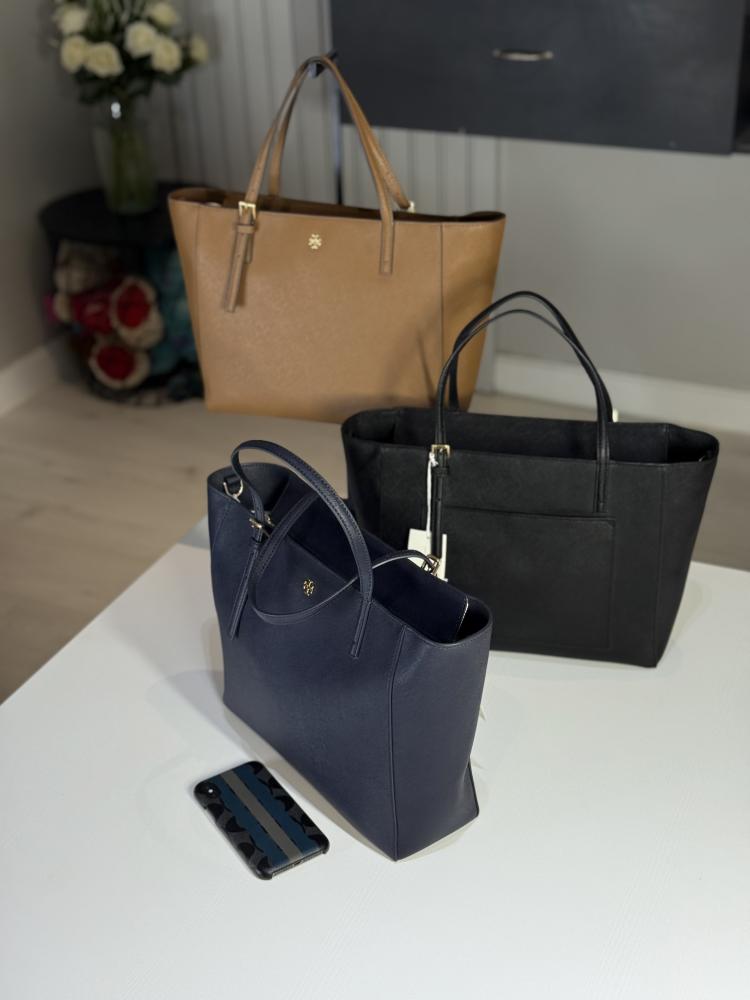 توت توري برتش ايمرسون بجلد سفيانو (اللون من الخيارات) Tory Burch 134836 Emerson