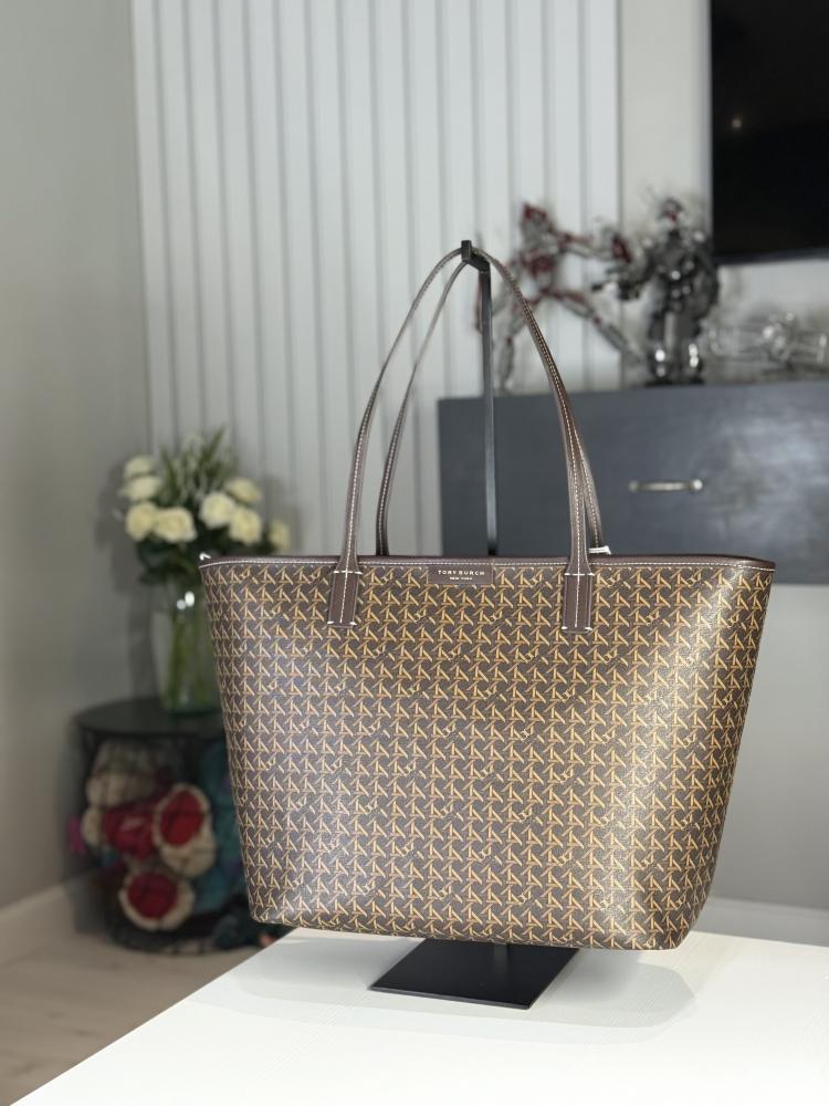 توري برتش ايفر ريدي والنت توت EVER-READY TOTE 145634 walnut