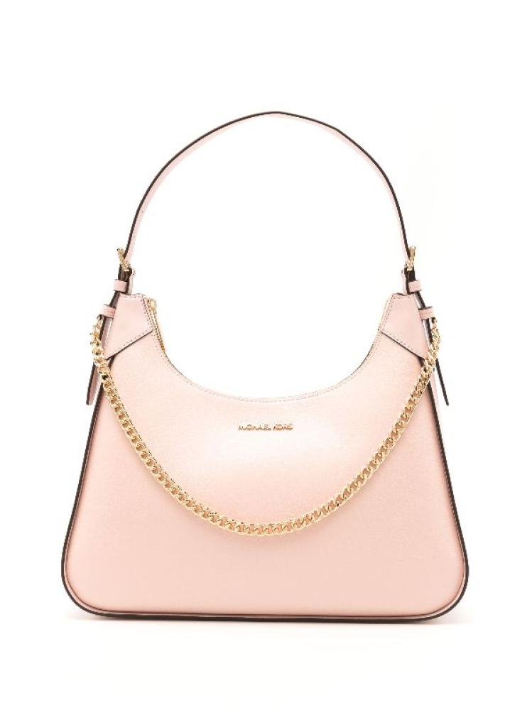 مايكل كورسwilma shoulder bag powder blush ميديم ويلما كتف- وردي/ ذهبي