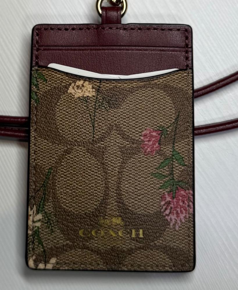 Coach card holder