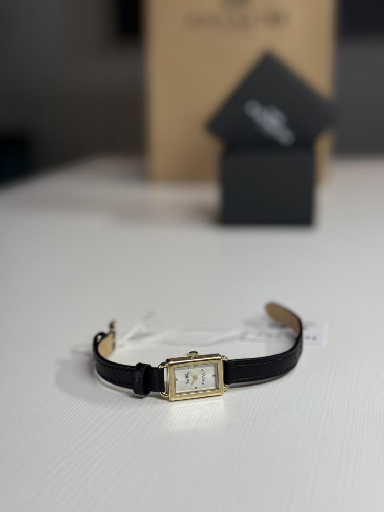 ساعة كوتش ليز باللون الاسود coach black liz watch 24mm