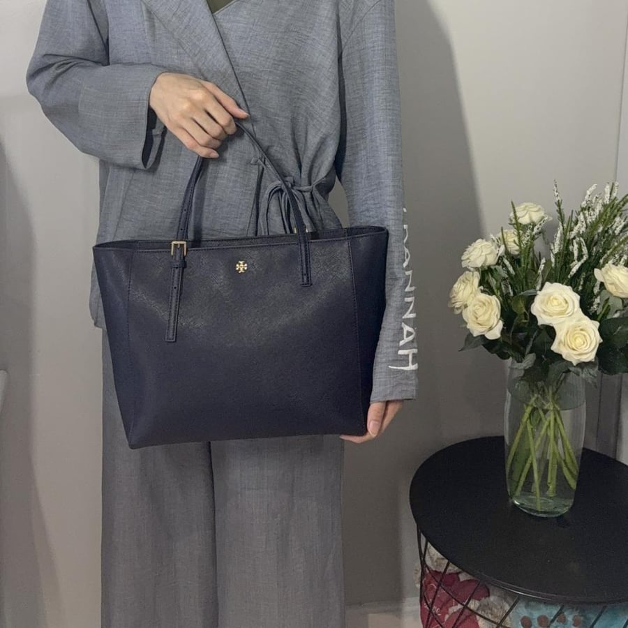 توت توري برتش ايمرسون بجلد سفيانو (اللون من الخيارات) Tory Burch 134836 Emerson