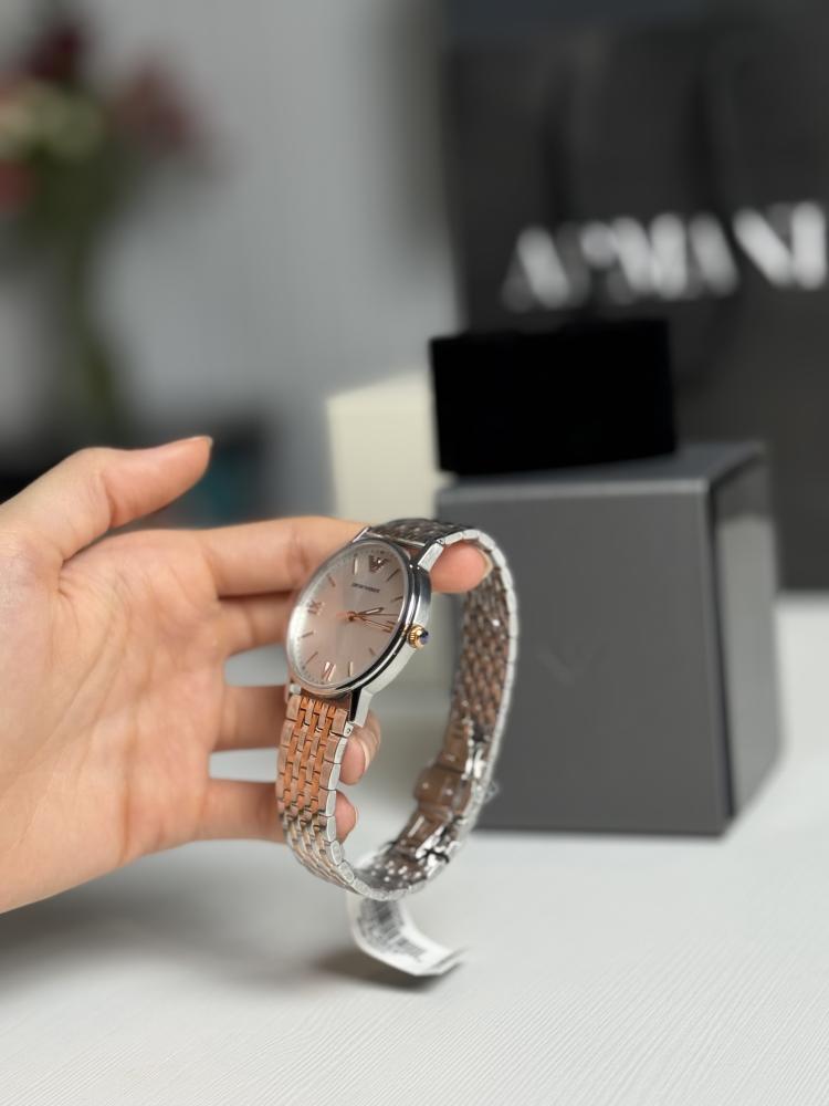 ساعة ارماني تو تون 41mm Armani men watch two tone