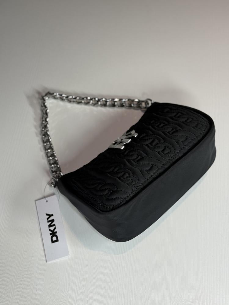 شنطة دكني لورينا هوبو سمول بوليستر سجنشر DKNY LORENA SHOULDER BAG