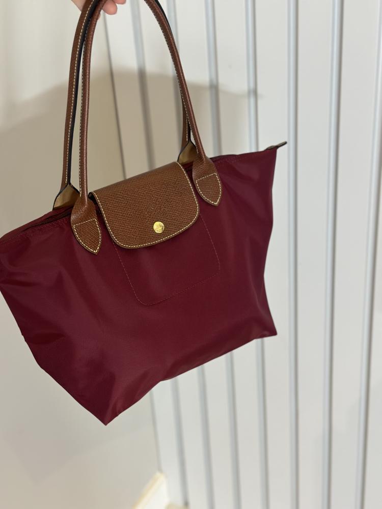لونشان توت لون عنابي LE PLIAGE ORIGINAL M TOTE