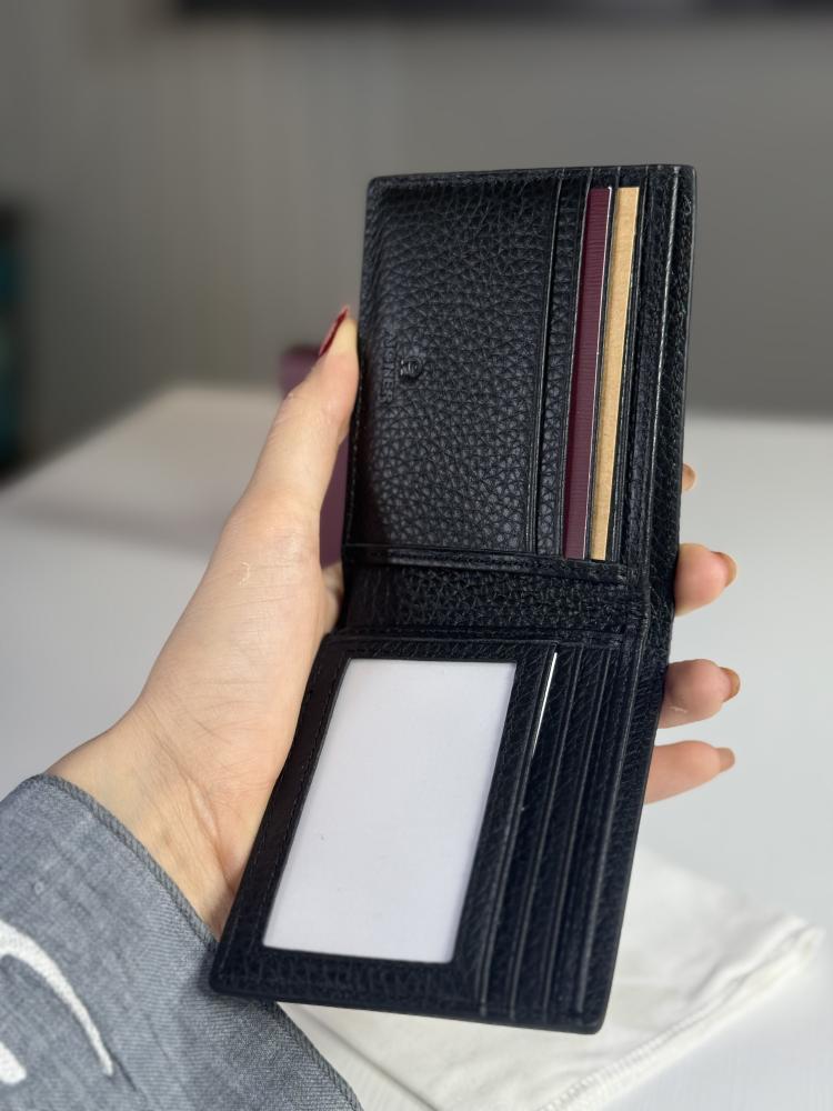 محفظة اجنر سجشر اسود جان بيل jan bill and card case aigner wallet
