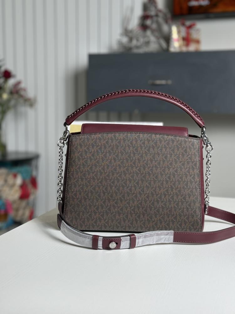 كارلي ساتشل ليميتد ادشن باللون البرجندي والبني السجنشر karlie medium brown burgundy