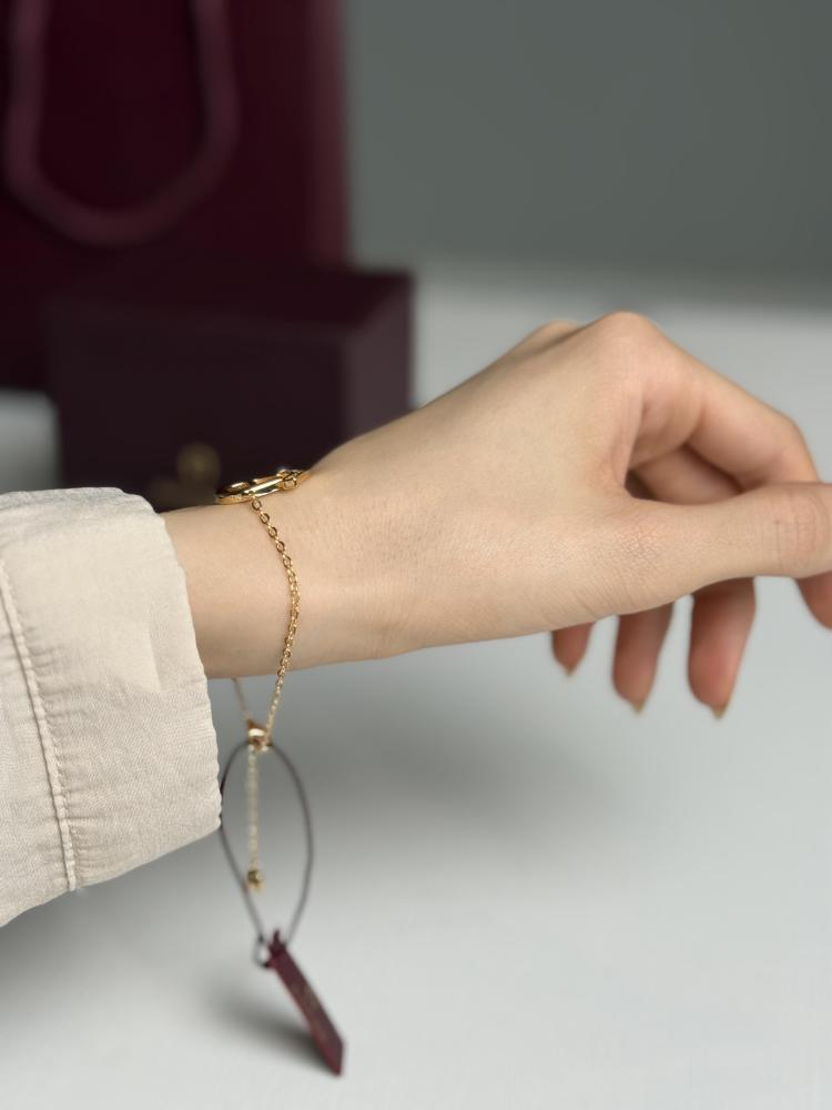 اجنر اسواره فاشن بالسهم ذهبي بالكريستال FASHION BRACELET gold arrow