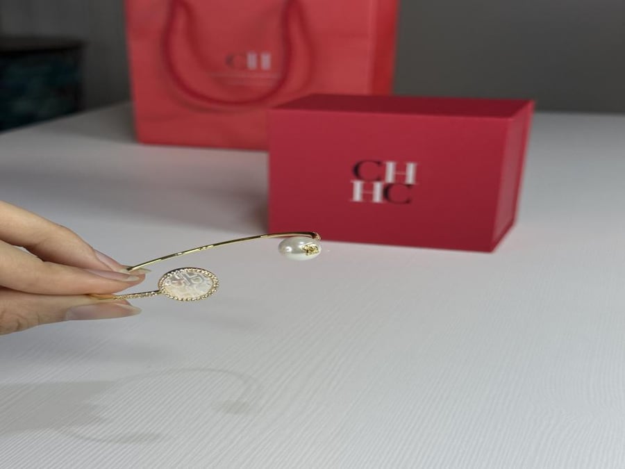 اسوار كارولينا PULSERA CH SONATA ذهبي مطلي بعرق اللولو  PULSERA CH SONATA
