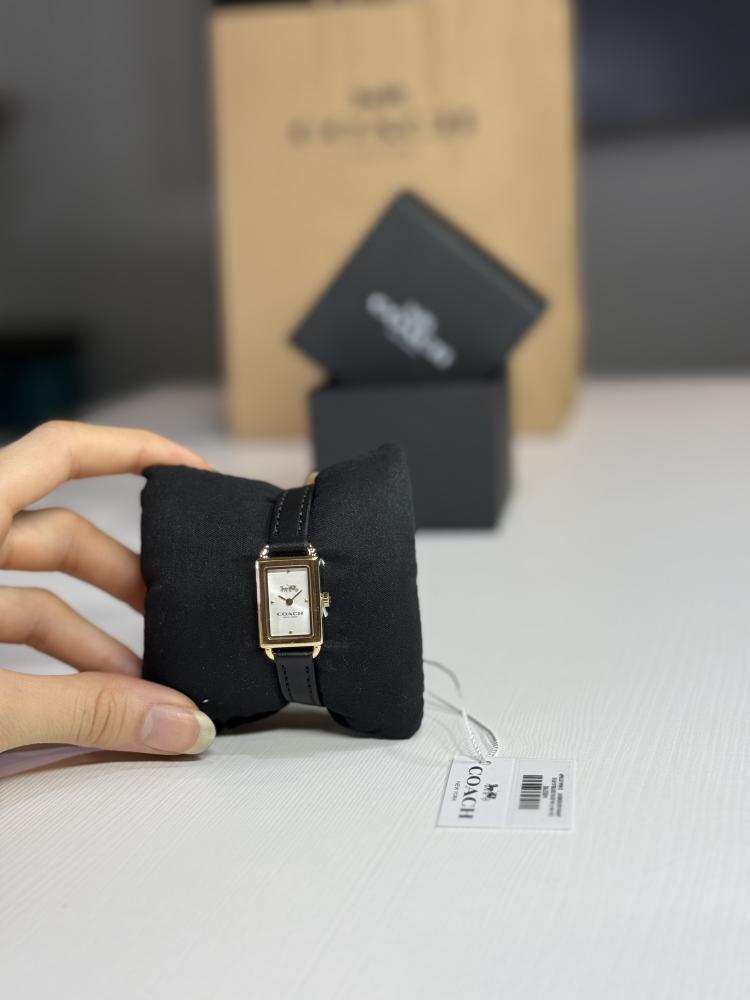 ساعة كوتش ليز باللون الاسود coach black liz watch 24mm