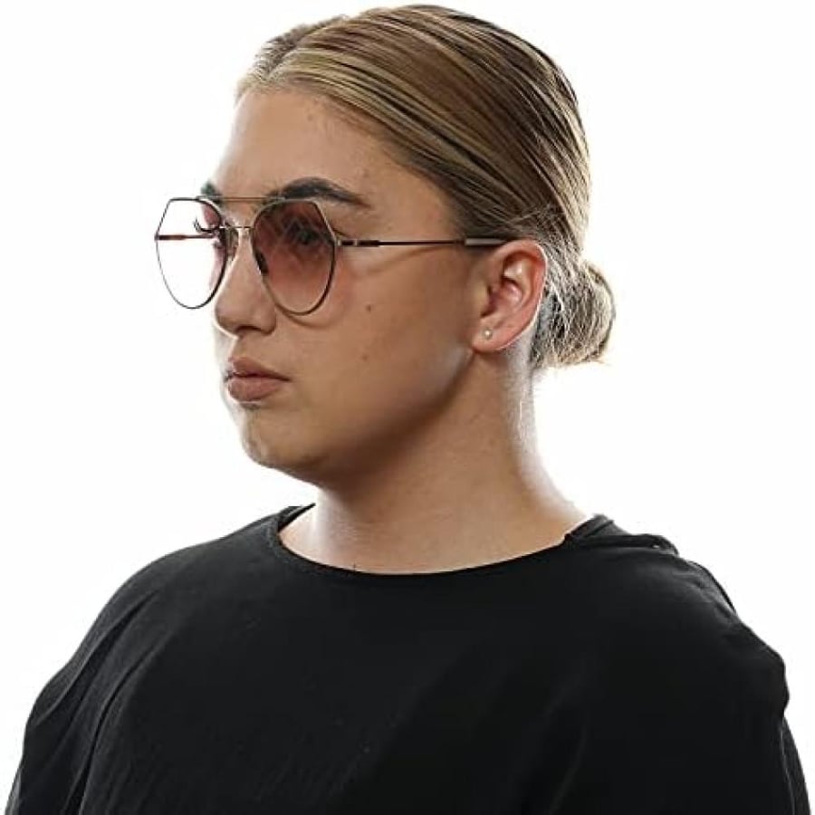 فندي نظارة افياتور ذهبيه معدن FENDI IRREGULAR SUNGLASSES IN GOLD