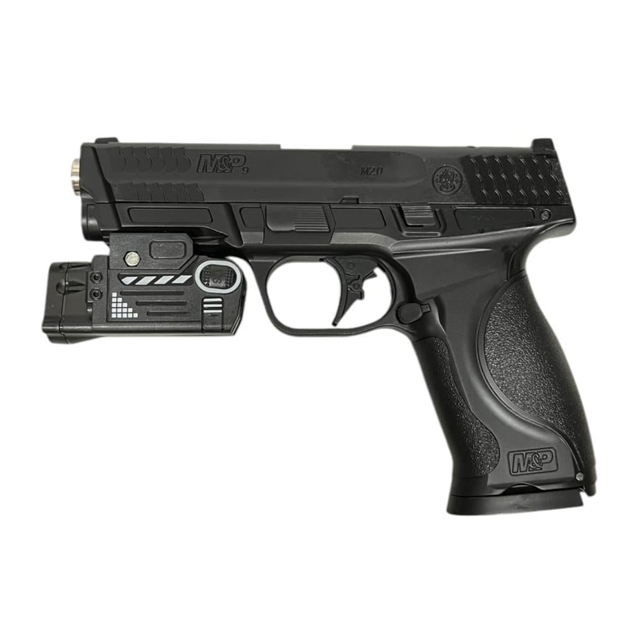 مسدس خرز MP9 مع كشاف وليزر اسود