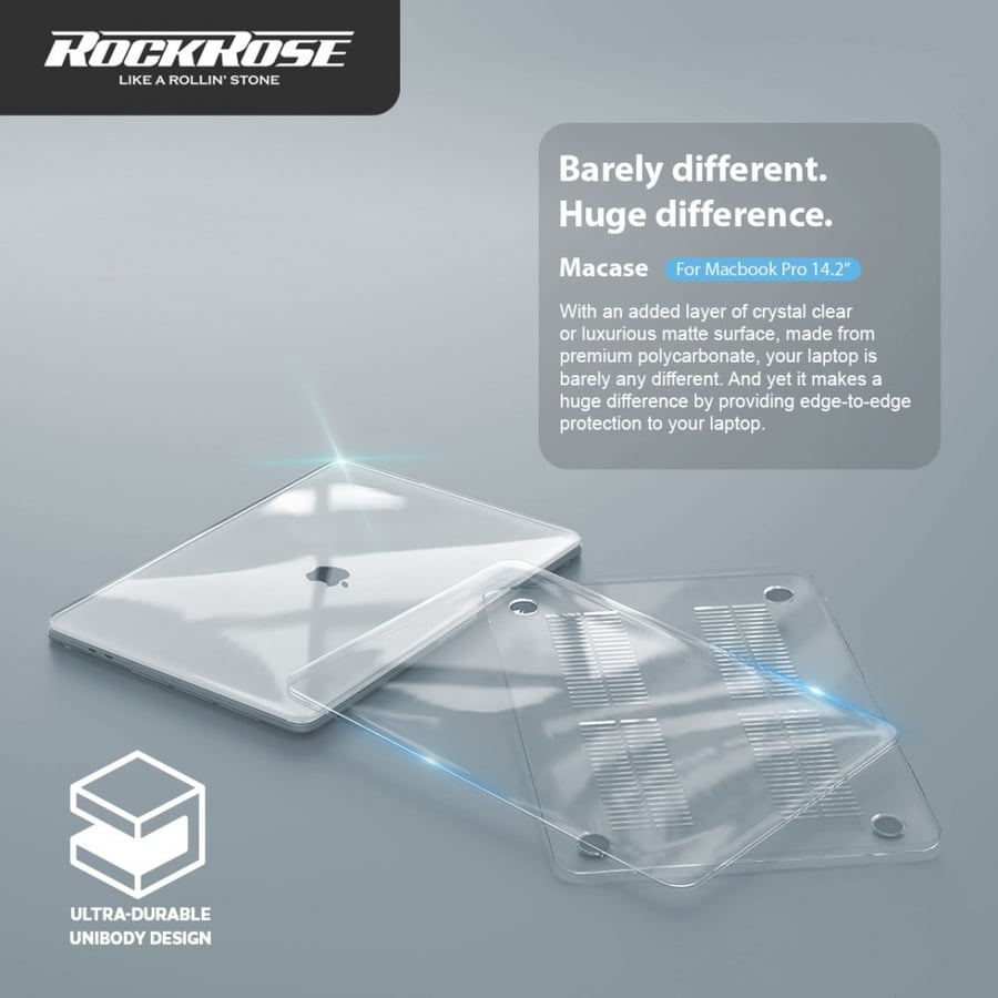 Rockrose Case for MacBook Pro 15 Matt 2017/2018