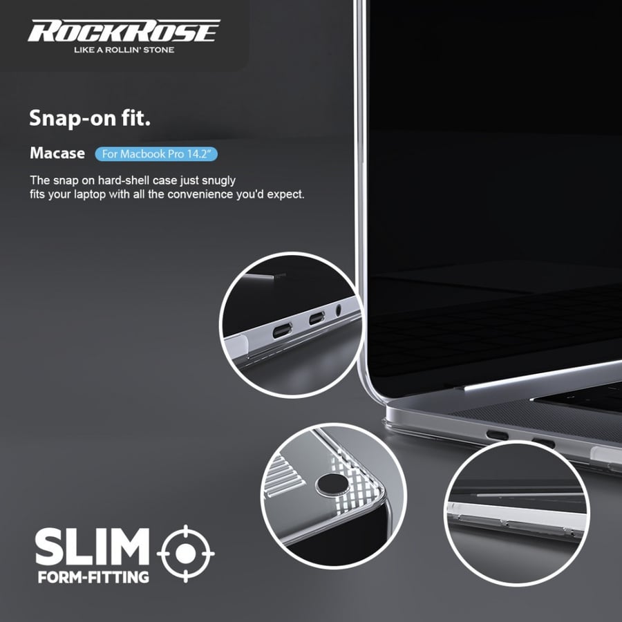 Rockrose Case for MacBook Pro 15 Matt 2017/2018