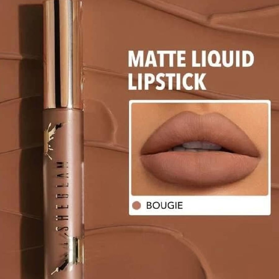 أحمر شفاه سائل مطفي يدوم طويلا Bougie‏ من شيجلام 3.1 جم