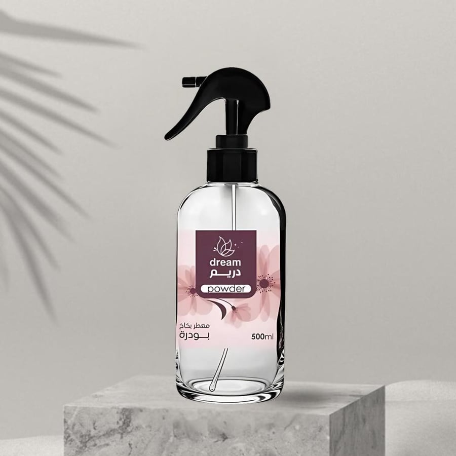 معطر جو ومفارش برائحة البودرة من دريم - 500 مل