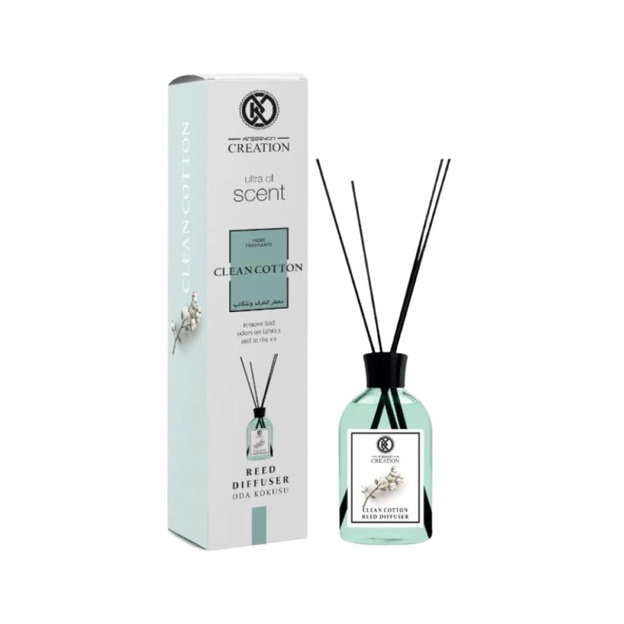 معطر للغرف والمكاتب القطن النظيف من كريسيون كرياشن - 115 مل