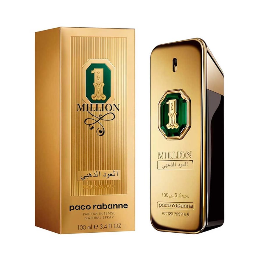 عطر ون مليون العود الذهبي رجالي بارفيوم انتنس من باكو رابان - 100 مل
