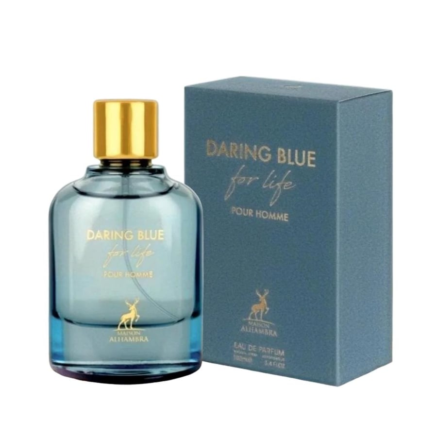 عطر دارينج بلو فور لايف أو دي برفيوم للرجال من ميزون الهامبرا - 100 مل