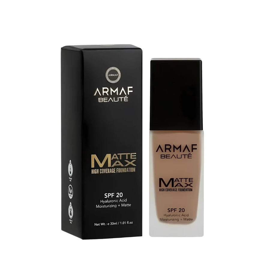 كريم أساس سائل مطفي مات ماكس بعامل حماية من الشمس 20 من أرماف بيوتي - 12 كستنائي