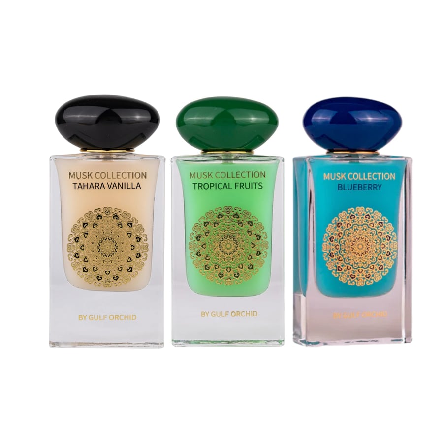 عطر مسك الطهاره للجنسين او دي برفيوم من جولف اوركيد يتوفر العطر بثلاث روائح