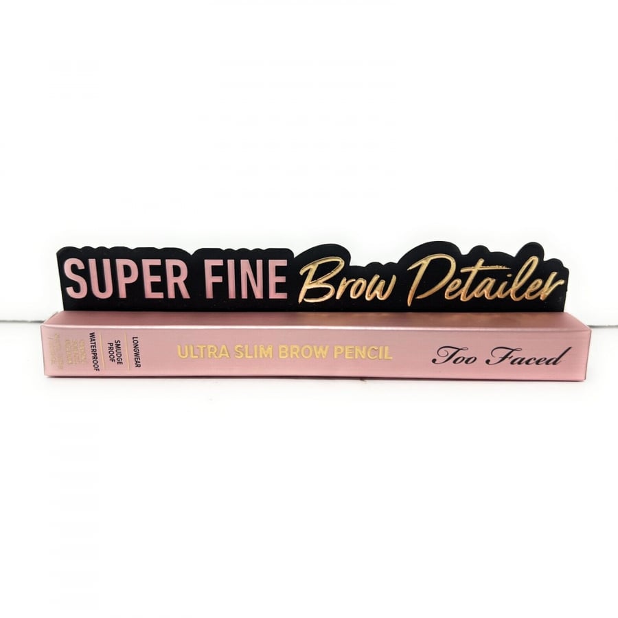 قلم تحديد الحاجب شديد النعومة شديد الدقة بني غامق