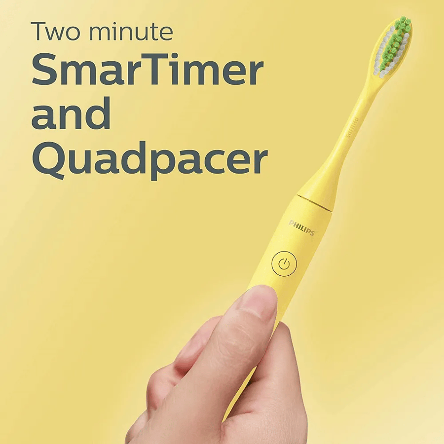 فرشاة أسنان كهربائية تعمل ببطارية من فيليبس وان Sonicare - لون مانجو