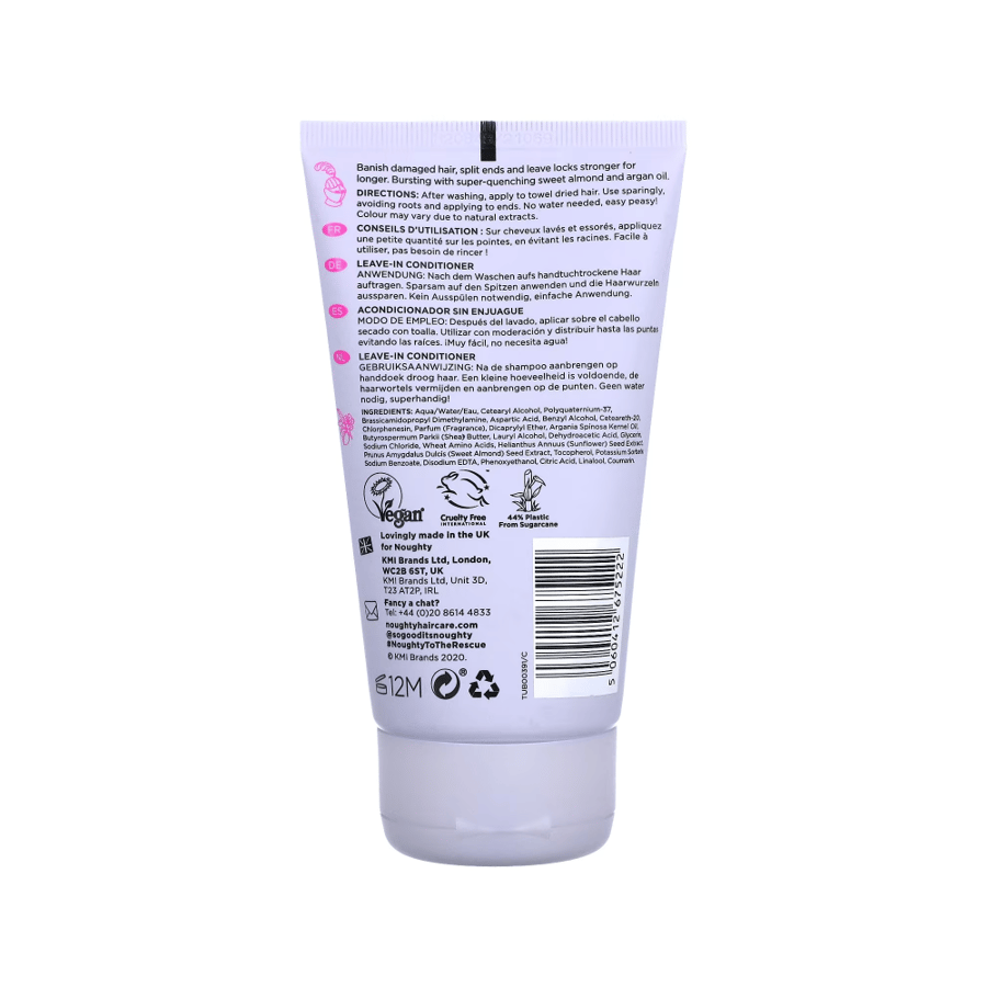 Balm Leave-in for moisturizing and strengthening split and damaged hair with argan oil and sweet almond from Nuti Intensive Care 150ml