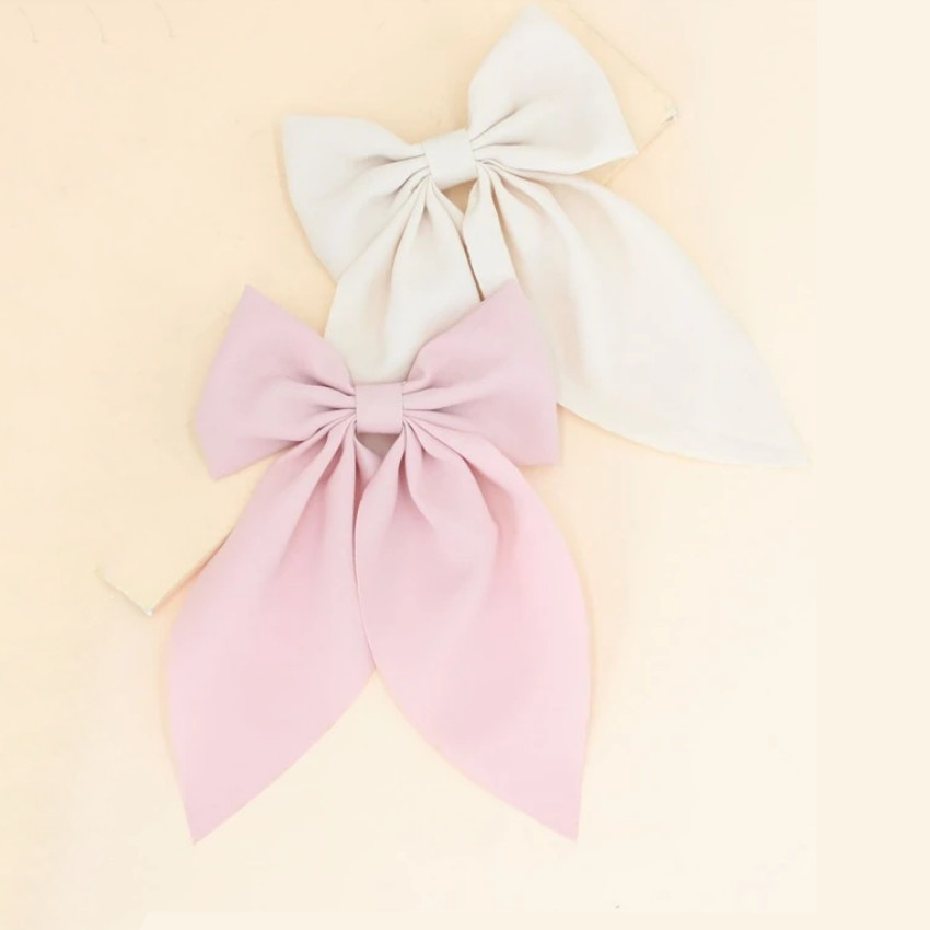 Girls' butterfly knot hair clip, 2 pieces