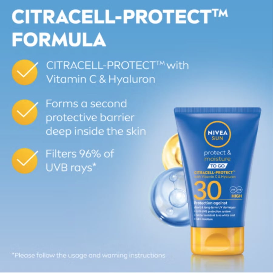 لوشن واقي شمس حماية وترطيب SPF 30 من نيفيا - 50 مل
