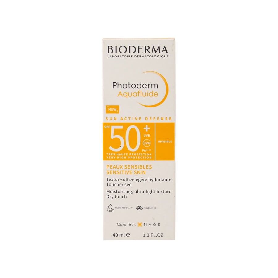 فوتوديرم ماكس أكوا فلويد عديم اللون +SPF 50 من بيوديرما 40 مل