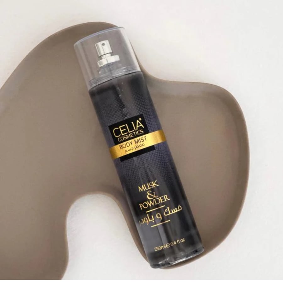 معطر جسم مسك وباودر من سيليا - 250 مل