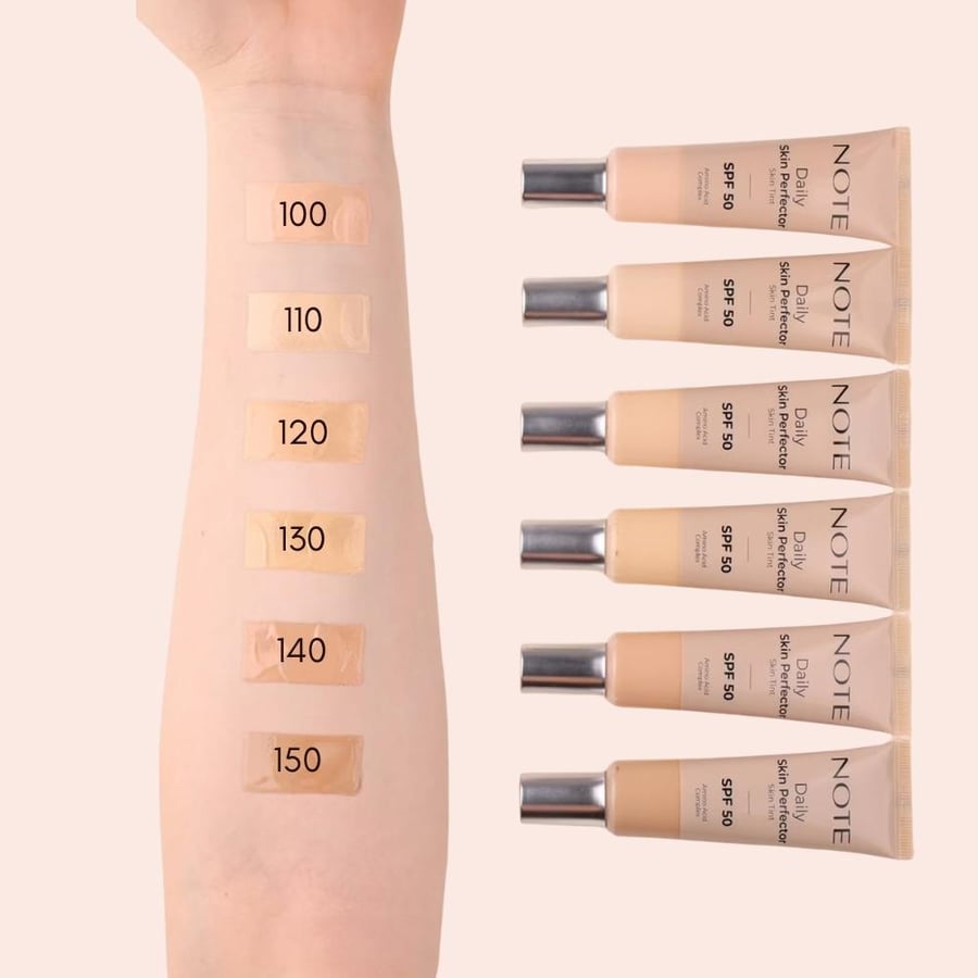 كريم أساس ديلي سكين بعامل حماية SPF50 من نوت - 130
