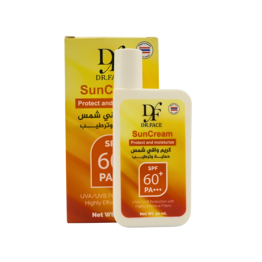 كريم واقي شمس بعامل حماية SPF 60 من دكتور بودي - 50 مل