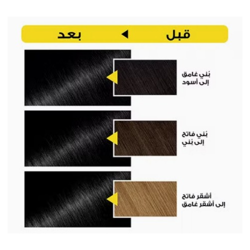 صبغة شعر خالي من الأمونيا أسود غارنييه 112 مل